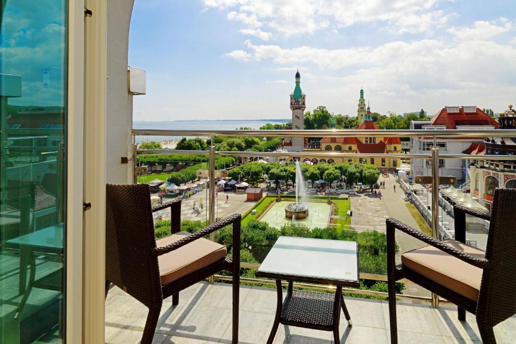 Balkon z widokiem Sheraton Sopot Hotel 5 Gwiazdkowy Pomorskie